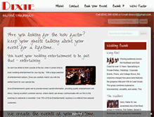 Tablet Screenshot of dixieent.com